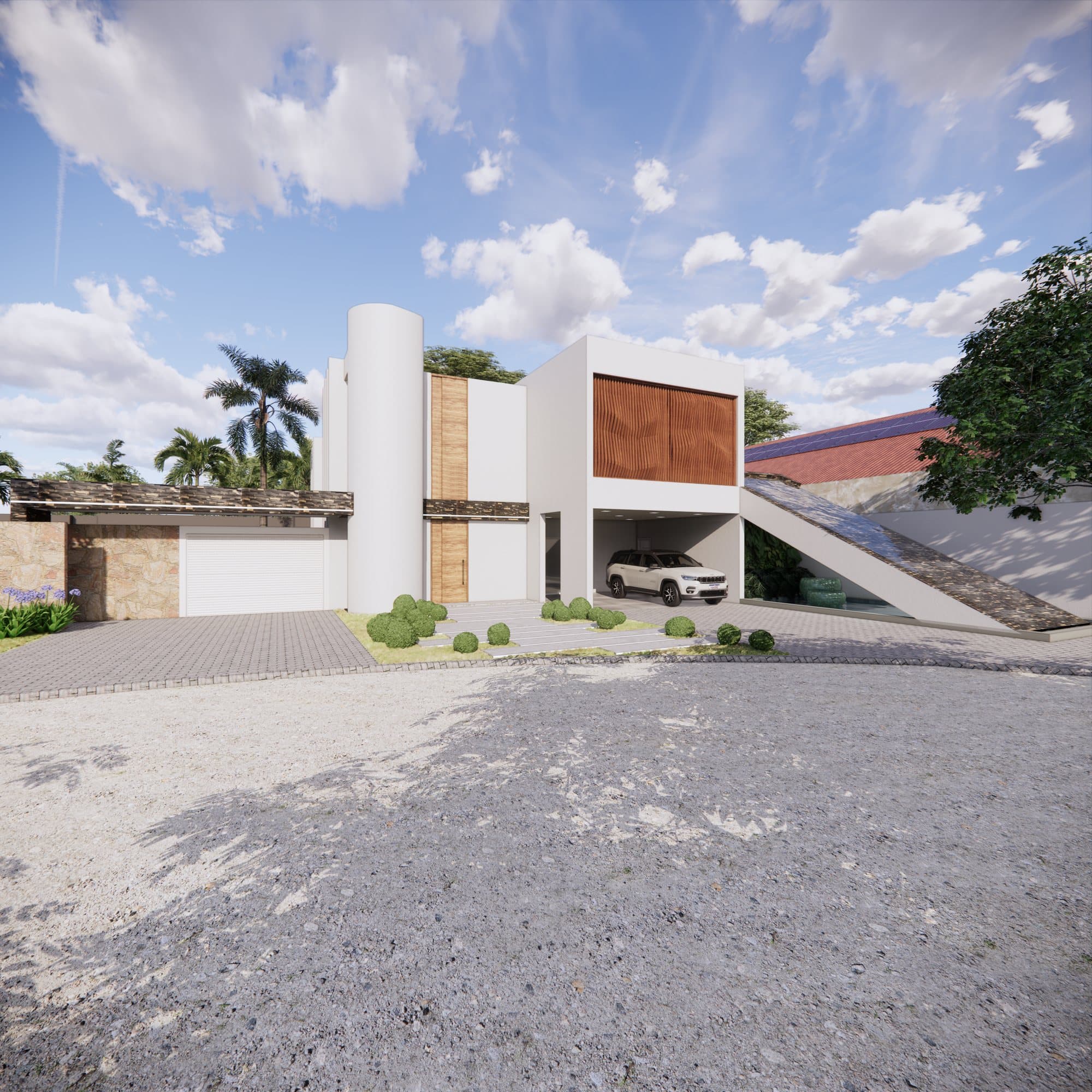 Projeto arquitetônico residencial contemporâneo - Casa Riviera